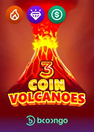 3 Coin Volcanoes Slot von 3Oaks spielen